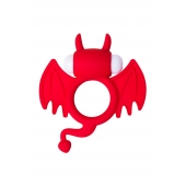 Красное эрекционное кольцо на пенис JOS COCKY DEVIL - JOS - в Сочи купить с доставкой