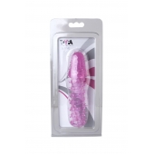 Розовая насадка с нежными шипами - 13,5 см. - Toyfa Basic - в Сочи купить с доставкой