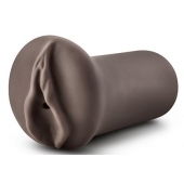 Коричневый мастубратор-вагина Nicole s Kitty - Blush Novelties - в Сочи купить с доставкой