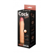 Телесная насадка-удлинитель из неоскин - 19,5 см. - LOVETOY (А-Полимер) - в Сочи купить с доставкой