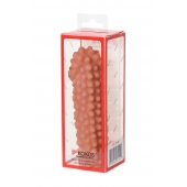 Телесная насадка на фаллос с бугорками KOKOS Extreme Sleeve 10 - 15,8 см. - KOKOS - в Сочи купить с доставкой