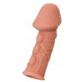 Насадка на фаллос с пузыриками, венками и ребристостью KOKOS Extreme Sleeve 09 - 12,7 см. - KOKOS - в Сочи купить с доставкой