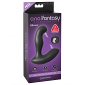 Черный массажер простаты Electro Stim Prostate Vibe с электростимуляцией - 13,3 см. - Pipedream - купить с доставкой в Сочи