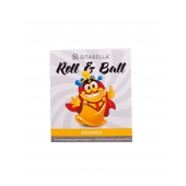 Стимулирующий презерватив-насадка Roll   Ball Banana - Sitabella - купить с доставкой в Сочи