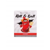 Стимулирующий презерватив-насадка Roll   Ball Cherry - Sitabella - купить с доставкой в Сочи