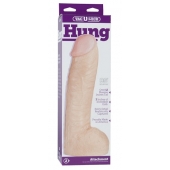 Огромная насадка-реалистик Vac-U-Lock Realistic Hung - 31,7 см. - Doc Johnson - купить с доставкой в Сочи