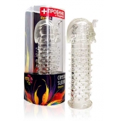 Закрытая прозрачная насадка на пенис Crystal Sleeve Faraon - 13,5 см. - Erowoman-Eroman - в Сочи купить с доставкой