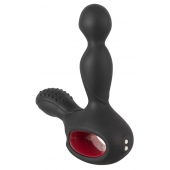 Черный вибромассажер простаты с нагревом и ротацией Prostate Plug - 14,5 см. - Orion - в Сочи купить с доставкой