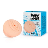 Телесная насадка-вагина на помпу - Sex Expert - в Сочи купить с доставкой