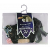 Черный пояс-трусики с двумя насадками Soft-Dolli - 16,5 и 10,5 см. - LOVETOY (А-Полимер) - купить с доставкой в Сочи