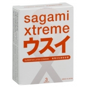 Ультратонкие презервативы Sagami Xtreme SUPERTHIN - 3 шт. - Sagami - купить с доставкой в Сочи