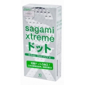 Презервативы Sagami Xtreme Type-E с точками - 10 шт. - Sagami - купить с доставкой в Сочи