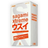 Ультратонкие презервативы Sagami Xtreme SUPERTHIN - 15 шт. - Sagami - купить с доставкой в Сочи