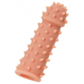 Телесная реалистичная насадка KOKOS Extreme Sleeve 03 с дополнительной стимуляцией - 12,7 см. - KOKOS - в Сочи купить с доставкой