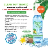 Очищающий спрей для игрушек CLEAR TOY Tropic - 100 мл. - Биоритм - купить с доставкой в Сочи