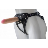 Универсальный мягкий пояс с насадкой Hard brutal BDSM-КОНСУЛ - 17 см. - LOVETOY (А-Полимер) - купить с доставкой в Сочи