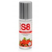 Смазка на водной основе S8 Flavored Lube со вкусом клубники - 125 мл. - Stimul8 - купить с доставкой в Сочи