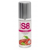 Смазка на водной основе S8 Flavored Lube со вкусом вишни - 125 мл. - Stimul8 - купить с доставкой в Сочи