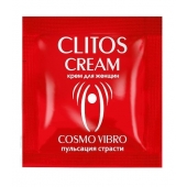 Пробник возбуждающего крема для женщин Clitos Cream - 1,5 гр. - Биоритм - купить с доставкой в Сочи