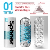 Мастурбатор SPINNER Tetra - Tenga - в Сочи купить с доставкой