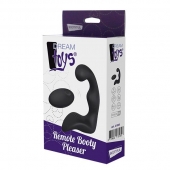 Черный вибромассажер простаты REMOTE BOOTY PLEASER - Dream Toys - в Сочи купить с доставкой