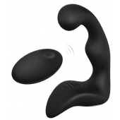 Черный вибромассажер простаты REMOTE BOOTY PLEASER - Dream Toys - в Сочи купить с доставкой