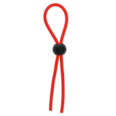 Красное эрекционное лассо с одной бусиной-утяжкой STRETCHY THIN LASSO - Dream Toys - в Сочи купить с доставкой