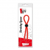 Красное эрекционное лассо с одной бусинкой-утяжкой STRETCHY THICK LASSO - Dream Toys - в Сочи купить с доставкой