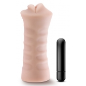Телесный мастурбатор-ротик Angie - Blush Novelties - в Сочи купить с доставкой