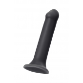 Черный фаллос на присоске Silicone Bendable Dildo XL - 20 см. - Strap-on-me - купить с доставкой в Сочи