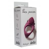 Бордовое эрекционное виброкольцо Pure Passion Midnight - Lola Games - в Сочи купить с доставкой