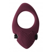 Бордовое эрекционное виброкольцо Pure Passion Sunset - Lola Games - в Сочи купить с доставкой