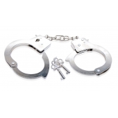 Металлические наручники Beginner s Metal Cuffs - Pipedream - купить с доставкой в Сочи