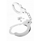 Металлические серебристые наручники Designer Metal Handcuffs - Pipedream - купить с доставкой в Сочи