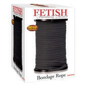 Черная веревка для связывания Bondage Rope - 60,9 м. - Pipedream - купить с доставкой в Сочи