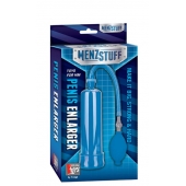 Синяя вакуумная помпа MENZSTUFF PENIS ENLARGER - Dream Toys - в Сочи купить с доставкой