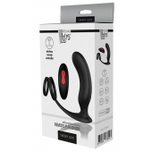 Черный массажер простаты REMOTE P-PLEASER - Dream Toys - в Сочи купить с доставкой