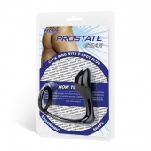 Стимулятор простаты с фиксацией эрекционным кольцом Prostate Gear - BlueLine - в Сочи купить с доставкой