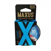 Классические презервативы в пластиковом кейсе MAXUS Classic - 3 шт. - Maxus - купить с доставкой в Сочи