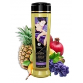 Массажное масло Libido Exotic Fruits с ароматом экзотических фруктов - 240 мл. - Shunga - купить с доставкой в Сочи