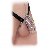 Кольцо верности Extreme Chastity Belt с фиксацией головки - Pipedream - купить с доставкой в Сочи