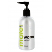 Лубрикант с согревающим эффектом MALE Cobeco Warm Lubricant - 250 мл. - Cobeco - купить с доставкой в Сочи
