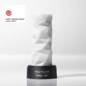 Белый 3D мастурбатор POLYGON - Tenga - в Сочи купить с доставкой