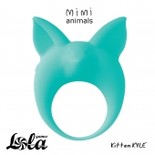 Зеленое эрекционное кольцо Kitten Kyle - Lola Games - в Сочи купить с доставкой