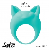 Зеленое эрекционное кольцо Lemur Remi - Lola Games - в Сочи купить с доставкой