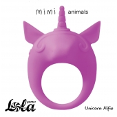 Фиолетовое эрекционное кольцо Unicorn Alfie - Lola Games - в Сочи купить с доставкой