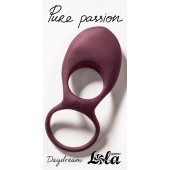 Бордовое эрекционное виброкольцо Daydream - Lola Games - в Сочи купить с доставкой