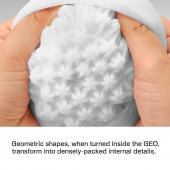 Белый мастурбатор Tenga Geo Coral - Tenga - в Сочи купить с доставкой