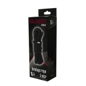 Черная веревка для шибари DELUXE BONDAGE ROPE - 5 м. - Dream Toys - купить с доставкой в Сочи
