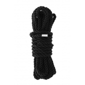 Черная веревка для шибари DELUXE BONDAGE ROPE - 5 м. - Dream Toys - купить с доставкой в Сочи